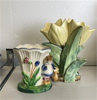 Vases including McCoy