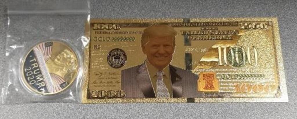 *Trump 2020 token and Trump note