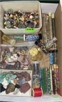 Beads, jewelry, stones