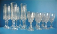 Crystal D'Arques Champagne Glasses