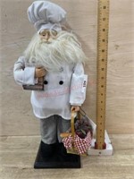 18 inch Chef Santa figure