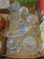 FLAT OF CLEAR PATTERN GLASS