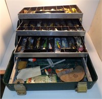 Tackle Box w/ Lures & Other Fishing Accessories