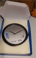 Crest clock in box