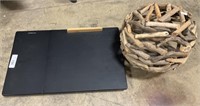 Bedside Computer Tray Table, Driftwood Art.