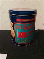 Vintage 6.5 in planters tin