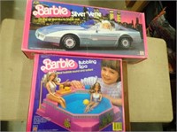 Barbie Silver Vette In Original Box, Barbie