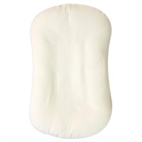 Muslin Baby Lounger Cover, Milk White