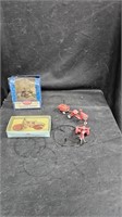 Vtg Style Bikes & Tractor Ornaments