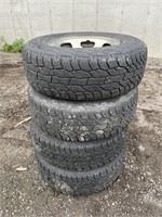 4 Cooper tires & rims- 235/75R15