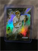 Rare 2018 Topps Fire Mike Trout Baseball Card