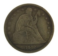 1842 Liberty Silver Dollar *VERY RARE