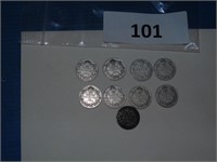 Canadian Coins - 10c pieces