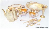 Antique Collection of Silver Plated Items