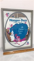 Haagen Dazs cream liqueur mirrored sign. 21x17