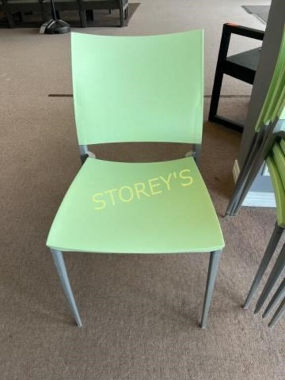 Lime Green Stacking Patio Chair