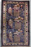 Hand Woven Ferdous Rug or Carpet, 2' 10" x 4' 8"