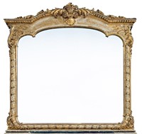 Louis XVI Large Giltwood Wall Mirror