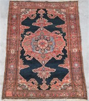 Hand Woven Malayer Rug or Carpet, 7' x 5'