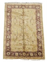 Hand Woven Tibetan Rug or Carpet, 6' 1" x 9' 1"