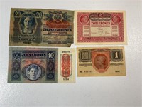 Currency from Austria Hungary