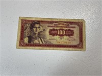Currency from Yugoslavia
