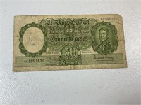 Currency from Argentina