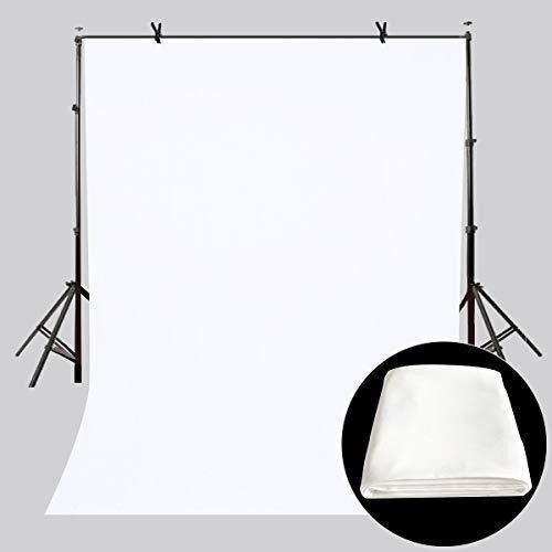 5x7ft  Backdrop  White Screen Key Soft Pure