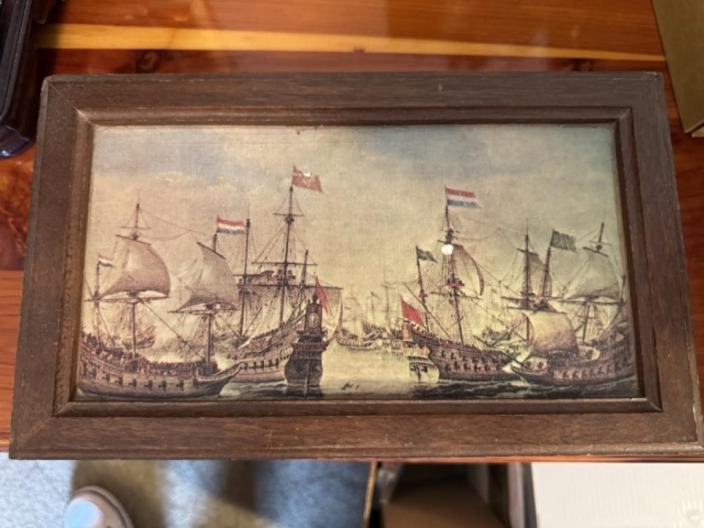 Jewelry Box With Sailboats