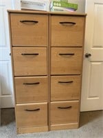 Two Filing Cabinets And Printer