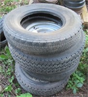 (5) Various size tires.