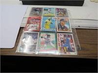 11 Sheets of 100 Cards Collectible Baseball Cards
