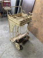 Vintage Wrought Iron Cart