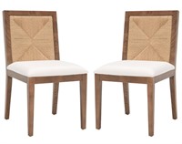 SAFAVIEH COUTURE EMILIO WOVEN DINING CHAIR (SET