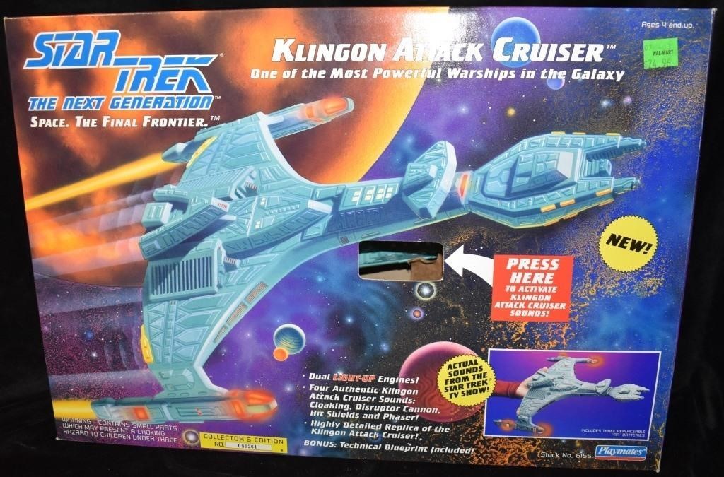 1993 Klingon Attack Cruiser Works Star Trek Next G