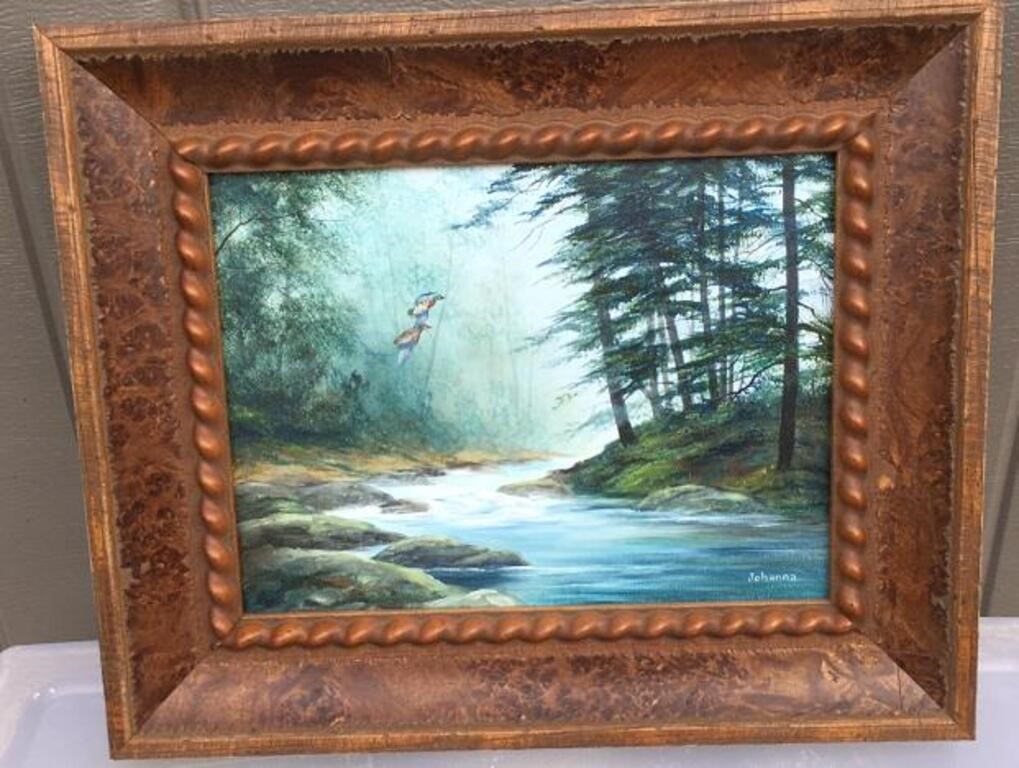 Johanna Obeck, Maury River Woodies Oils on Canvas