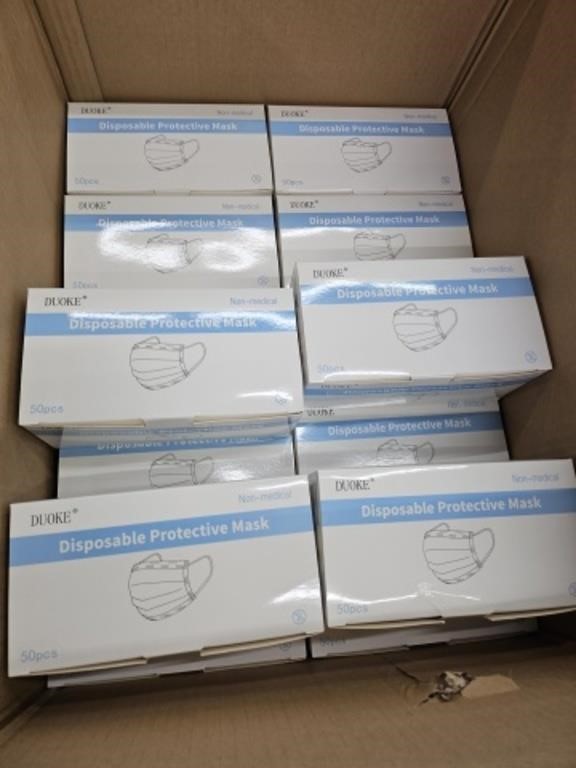 Large assortment of Disposable Protective Masks