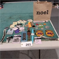 Noel Bag, Jewelry, Patches, Misc.