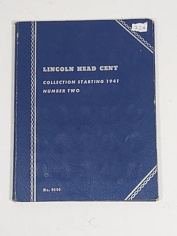 Lincoln Head cents, starting 1941 (Holds 62 coins)