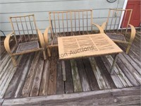 4PC METAL PATIO SET