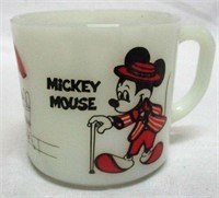 Anchor Hocking Oven Proof Mickey/Minnie Mouse Cup