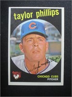 1959 TOPPS #113 TAYLOR PHILLIPS CHICAGO CUBS