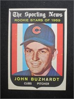 1959 TOPPS #118 JOHN BUZHARDT ROOKIE STAR