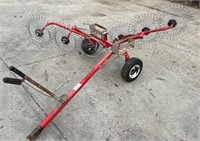 Small 6 Wheel Rake. To pull with a quad. 12"