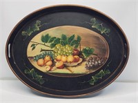 Large Oval Wooden Serving Tray