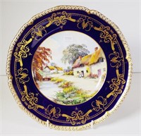 Royal Crown Derby WEJ Dean signed cabinet plate