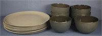 Australian MUD studio pottery plates
