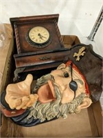 PIRATE BOTTLE HOLDER,CLOCK