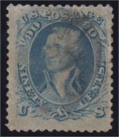 US Stamps #72 Used w/ Stain CV $600