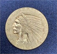 1914 Indian Head $5 Gold Coin